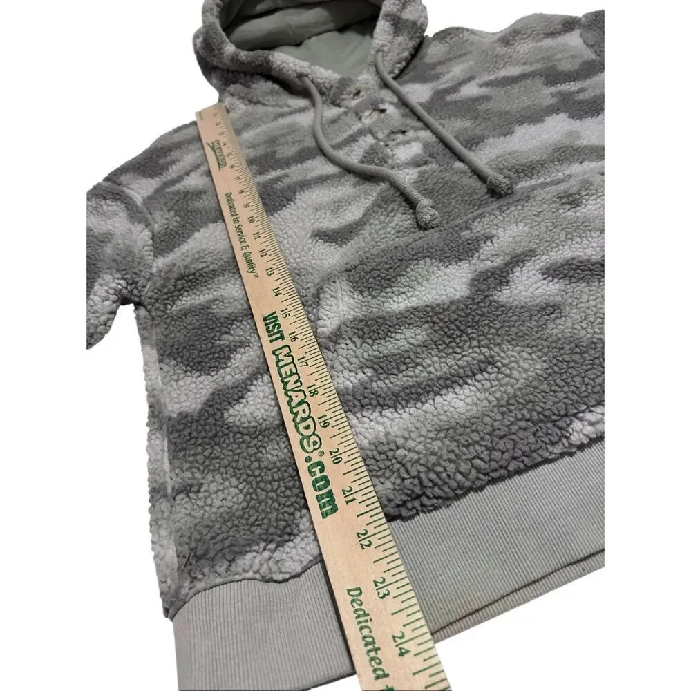 Maurices Camouflage Fleece Lined Hooded Jacket Women’s Size M